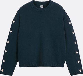 La Redoute Collections Wollen trui, ronde hals in grof tricot