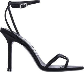 Jimmy Choo London Leo 100 Sandals Black