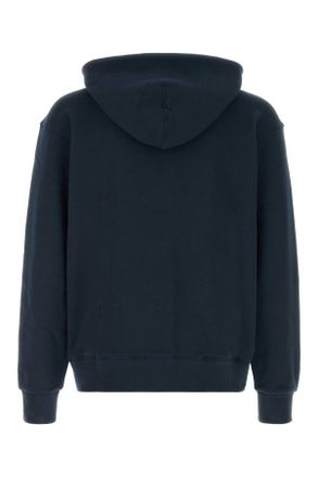 Kenzo Mens Navy Blue Cotton Sweatshirt Navyblue Exterior: Felpe