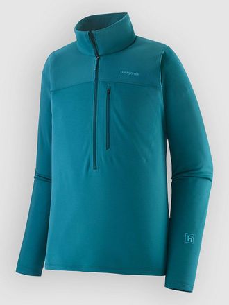 Patagonia R1 Ultralight 1/2 Half-Zip Jersey azul
