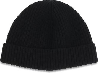 Valentino Garavani Mens Vlogo Beanie Cashmere Nero Kashmir-Capra Hircus Hats E Hairbands Kashmir/capra