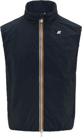 K-Way Valen Plain Warm - Heren - Bodywarmers - Blauw - XL - Leer - Fitness