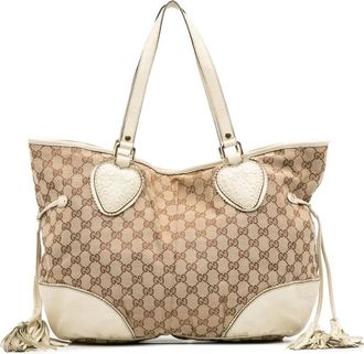 Gucci Borsa tote Tribeca grande in tela GG 2016-2025 - Marrone