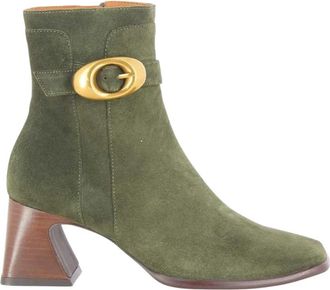 &Aacute;ngel Alarc&oacute;n Groene Damesschoenen Stijlvol Model - Dames - Laarzen met Hak - Groen - 41 EU - Schoenen