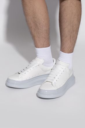 Alexander McQueen Sports Shoes With Logo, Mens, White
