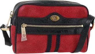 Gucci Pre-owned Cross Body Bags, female, Red, Size: ONE SIZE Pre-owned Cross Body Bag