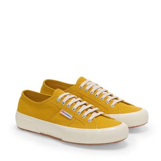 Superga Volwassen unisex 2750 OG-trainers (Mangogeel/Offwit)