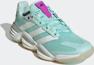 adidas Hallenschuh ADIDAS PERFORMANCE STABIL 16 INDOOR, Damen, Gr. 40, gr&uuml;n (semi flash aqua, cloud wei&szlig;, lila burst), Synthetik, Textil, Schuhe Hallenschuh