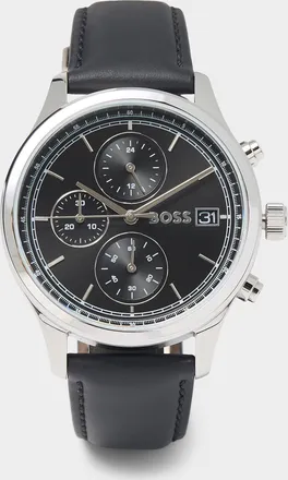 BOSS Mens Black chronograph watch