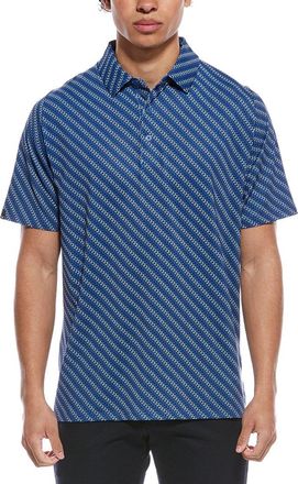 Callaway Chevron Twill Print Polo Shirt