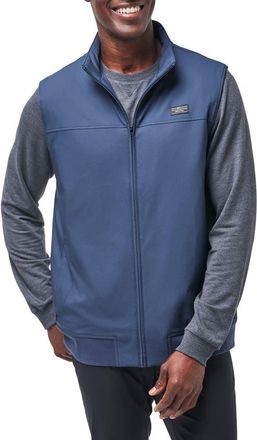 Travis Mathew Wanderlust Vest in Mood Indigo at Nordstrom, Size Small