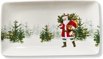 Tag So This Is Christmas Rectangular Serving Platter Multicolor in Multicolored at Nordstrom