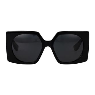 Valentino Garavani Sunglasses, female, Black, Size: 55 MM VLogo Signature Square Sunglasses