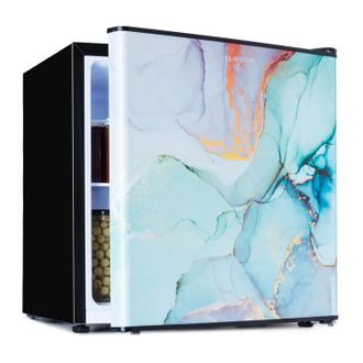 Klarstein Klarstein Mini Nevera Coolart 45 Litros, Clase De Eficiencia Energ&eacute;tica E, Compartimiento De Congelador 1,5l, Puerta De Dise&ntilde;o