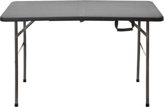 Trade Shop Trade Shop - Tabla Plegable Port&aacute;til Rectangular De 120 Cm Para Acampar Multiusos Con El Transporte De La Manija