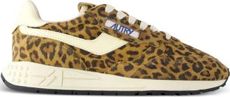 Autry Reelwind Low leopard sneakers - Brown