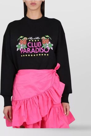 Msgm logo crew neck knitwear