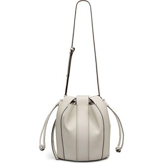 Radley London The Flora Medium Drawstring Crossbody Bag in Salt at Nordstrom