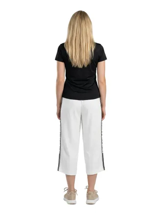 Dolce & Gabbana Side-Striped Cotton Jogger Shorts - White