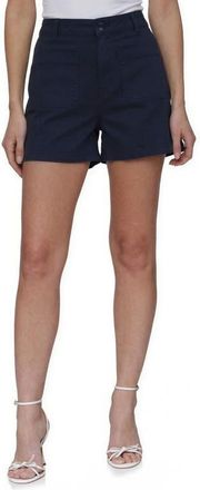 Bagatelle Patch Pocket Stretch Cotton Shorts in Navy at Nordstrom, Size 10