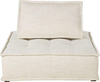 Maisons du monde M&oacute;dulo para sof&aacute; beige arena moteado