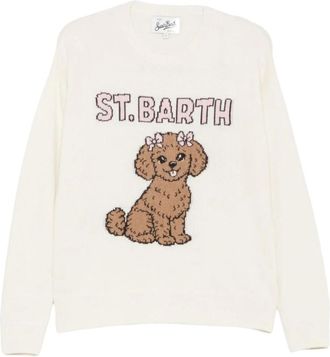 MC2 Saint Barth Prenda de punto de cuello redondo - Knitwear - Mujer - Blanco - M