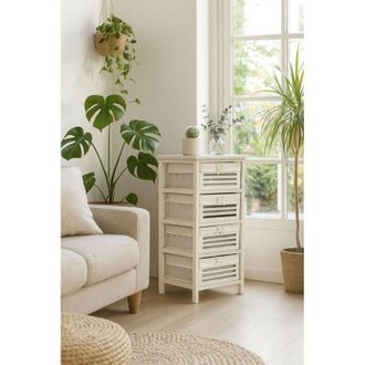 Regalos Miguel Muebles Auxiliares - Cajonera Ancha Kirota 4 Cajones