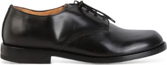 Premiata Geveterde Derbies met Geborsteld Effect - Heren - Nette schoenen - Zwart - 40 EU - Leer - Schoenen