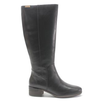 Pikolinos Malaga W6W-9808 Leather Womens Zip Up Boots - UK 7-7.5 - US 9-9.5 Women - EU 40 - Black - Size:UK 7-7.5