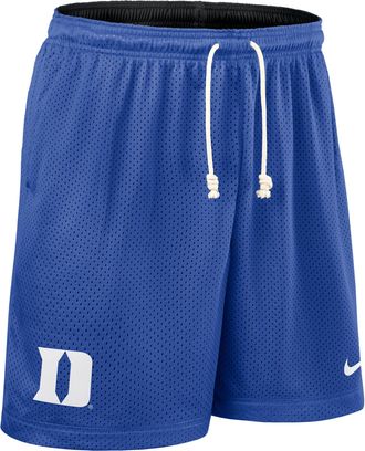 Nike Duke Sideline Reversible Mens Nike Mens Dri-FIT College Shorts in Blue | 03BF07S8DU-BPP