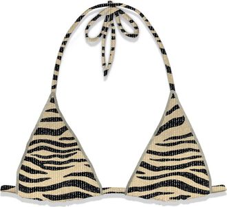 MC2 Saint Barth Beige Zeekleding Stijl Leahoverlock - Dames - Bikinis - Beige - XL - Badmode