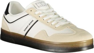 Tommy Hilfiger Colorblock Leather Sneaker - White