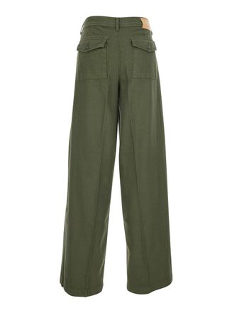 Merci Five-Pocket Cotton Jeans - Green