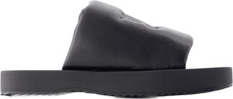 Burberry Womens Lf Knight Slipper Black Lambskin