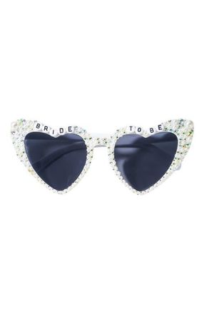 Untamed Petals Bride To Be Sunnies in White at Nordstrom