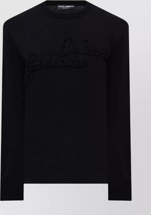 Dolce & Gabbana wool logo-patch jumper