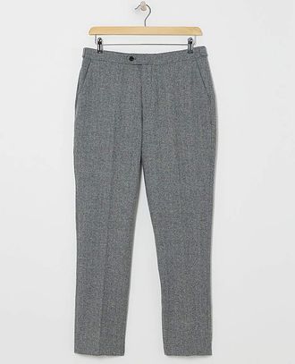 Jacamo Herringbone Tweed Trouser