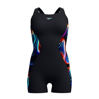 Speedo Dames/Dames Legpak met digitale print (Zwart)