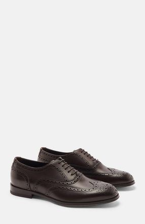 Scarosso Judy Oxfords in Brown - Calf at Nordstrom, Size 38.5