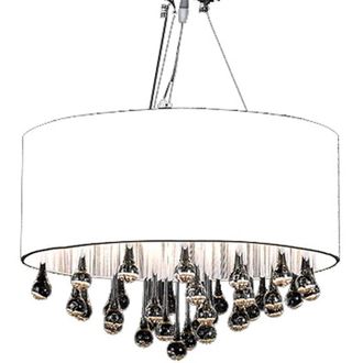 Berkfield Home Chandelier with 85 Crystals White