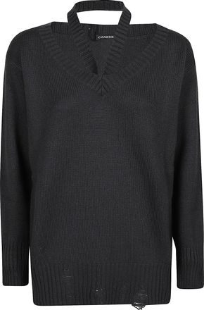 Canessa Sole V Neck Cashmere Sweater