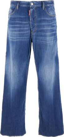 Dsquared2 Blue Loose Distressed Jeans