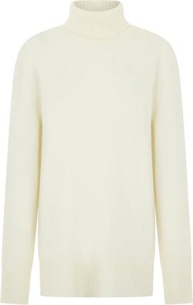 Toteme Cashmere Turtleneck - Dames - Cashmere truien - Beige - M - Kasjmier - Truien & Vesten