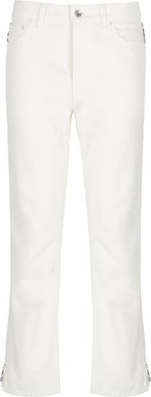 Paco Rabanne Straight Leg Jeans - Dames - Regular Fit Jeans - Wit - W27 - Katoen - Jeans