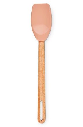 LE CREUSET Signature Silicone & Wood Spatula Spoon in Pche at Nordstrom