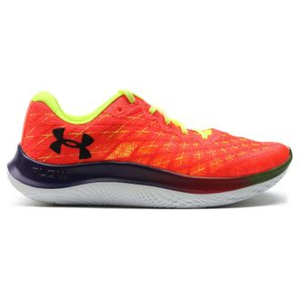 Under Armour Flow Velociti Wind RN Synthetic Textile Unisex Low Top Trainers - Orange Yellow - Size:UK 8.5