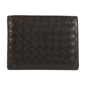Bottega Veneta Pre-owned Wallets, male, Brown, Size: ONE SIZE Pre-owned Intrecciato Leather Wallet