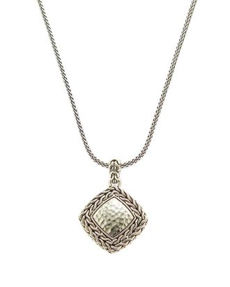 John Hardy Chain Silver Pendant Necklace