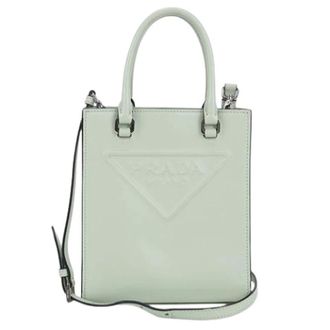 Prada Pre-owned Mini Bags, female, Green, Size: ONE SIZE Pre-owned Vintage Mini Handbag