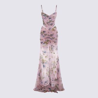 Blumarine Pink And Blue Dress